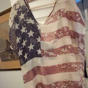One size fits all American/ Patriotic top